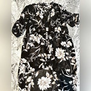 Maurice’s waterfall button-up kimono SZ2